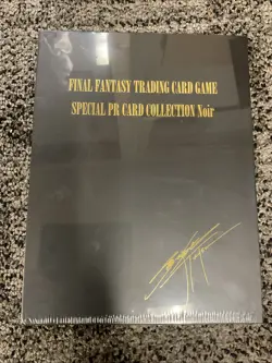 Final Fantasy TCG Special PR Card Collection Noir Sealed 25th Anniversary FFVII - Image 1