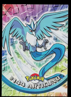 Pokemon Card - Articuno Topps TV Animation Edition 144 Blue Logo - Image 1