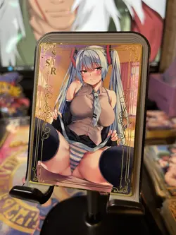 Goddess Story Metal Card Rare Waifu Anime Hatsune Miku - Image 2