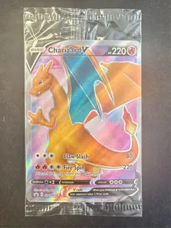 Charizard V SWSH050 Champion's Path ETB Pokemon Card Exclusive Promo Sealed - Nm - Image 1