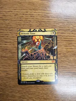 1x Foil Etched Demonic Tutor (Mystical Archives) MTG - Image 1