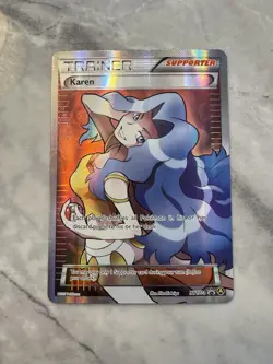 Pokemon XY Alternate Art Promos #XY177a Karen Full Art NM - Image 1