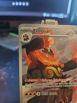 Pokemon TCG Emboar Full Art Sv: White Flare English 098/086 NM - Image 2