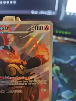 Pokemon TCG Emboar Full Art Sv: White Flare English 098/086 NM - Image 3