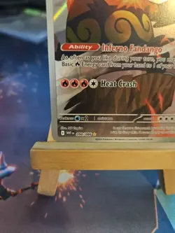 Pokemon TCG Emboar Full Art Sv: White Flare English 098/086 NM - Image 5