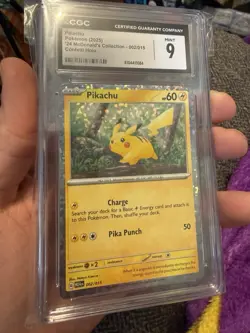 2025 POKEMON M24 EN-MCDONALD'S COLLECTION #002 PIKACHU CGC 9 - Image 1
