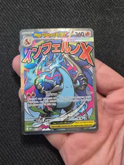 2025 POKEMON MEP EN-ME BLACK STAR PROMO #023 MEGA CHARIZARD X EX & ORICORIO EX - Image 2
