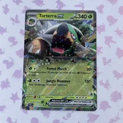 Pokemon TCG Torterra EX 012/162 Temporal Forces Double Rare NM/M - Image 1