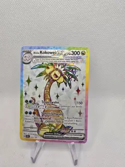 Pokemon Karte Alola-Kokowei Ex SSP 225/191 Sturmische Funken Deutsch NM Full Art - Image 1