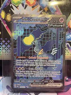Pokemon TCG Iron Crown Ex 158/131 SIR Prismatic Evolutions NM - Image 1