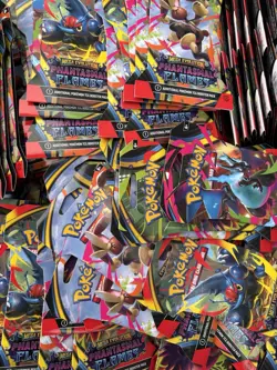 Pokemon Phantasmal Flames Sleeved Boosters Lot Of 40 Factory Sealed Random Art - Image 1