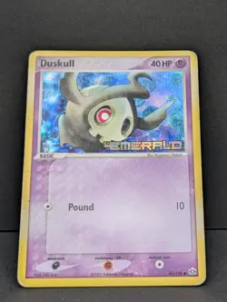 Duskull 46/106 EX Emerald Reverse Holo Rare Pokemon TCG Nintendo MP+ - Image 3