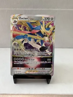 Zacian VSTAR 096 Crown Zenith Ultra Rare Pokemon TCG - NM - Image 1