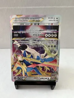 Zacian VSTAR 096 Crown Zenith Ultra Rare Pokemon TCG - NM - Image 2
