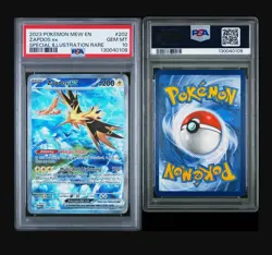 2023 POKEMON MEW EN-151 SPECIAL ILLUSTRATION RARE #202 ZAPDOS EX PSA 10 - Image 1