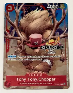 One Piece Tony Tony Chopper CS 25-26 Celebration Pack English Stamped OP04-010 - Image 1