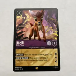 Bambi Little Prince 63 / 204 Reign of Jafar Regular Legendary Disney Lorcana - Image 1