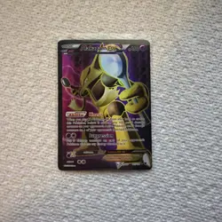 Alakazam EX 117/124 XY Fates Collide 2016 Full Art Pokemon Card TCG - Image 1