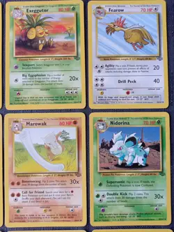 Pokemon Cards Jungle Set Complete Set of Uncommons & Commons (32 Cards) - Image 5
