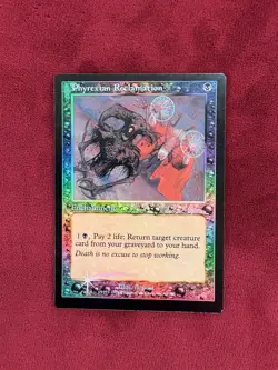 1999 Magic the Gathering Phyrexian Reclamation FOIL Card - Image 1