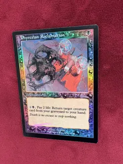 1999 Magic the Gathering Phyrexian Reclamation FOIL Card - Image 3
