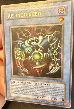 Relinquished SDP-001 Starter Deck Pegasus Unlimited YuGiOh! Card Holo - Lp - Image 2