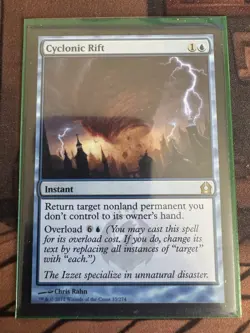 Cyclonic Rift - Return to Ravnica - Magic The Gathering MTG Rare NM - Image 1