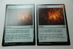 MTG Arcane Signet x2- -Lorwyn Eclipsed Commander-Near Mint - Image 1