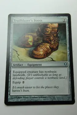 MTG Trailblazer's Boots x1- -Zendikar-Lightly Played - Image 1