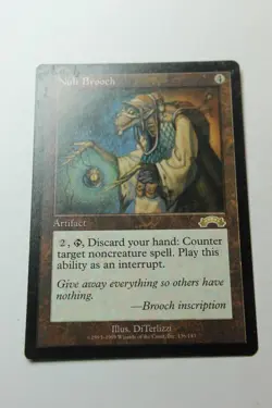 MTG Null Brooch x1- -Exodus-Mod/Hvy Play - Image 1