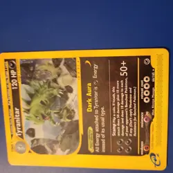 Pokemon Tyranitar Expedition Base Set Rare Regular 120HP 066/165 English 2002 - Image 3