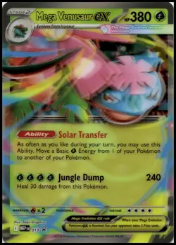 Mega Venusaur ex 013 Jumbo Cards Promo Pokemon Card | NM - Image 1