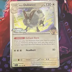Pokemon Hop's Dubwool 136/159 Journey Together Exclusive (stamped promo) - Image 1