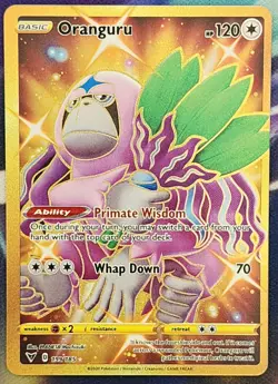 Oranguru - 199/185 - Vivid Voltage Full Art Hyper Rare NM Pokemon Card - Image 1
