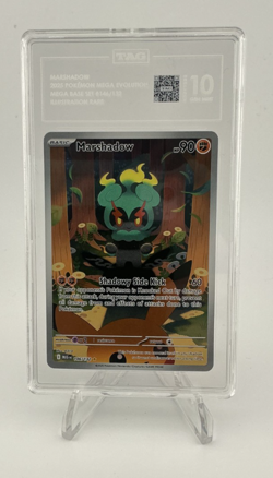 2025 Pokemon Mega Base Set 146/132 Marshadow Illustration Rare TAG 10 (956) - Image 1