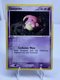 Pokemon Slowpoke FireRed & LeafGreen Reverse Holo 50HP #80/112 2004**RARE** -LP - Image 1
