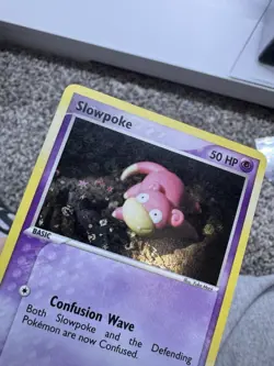 Pokemon Slowpoke FireRed & LeafGreen Reverse Holo 50HP #80/112 2004**RARE** -LP - Image 3