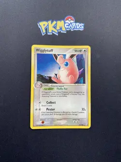 Pokemon TCG Wigglytuff Crystal Guardians 13/100 Holo Rare LP. - Image 1