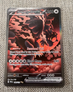 Bloodmoon Ursaluna ex 168/131 Prismatic Evolutions SIR -Near Mint- Pokemon TCG - Image 1