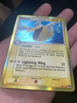 Pokemon TCG- Pelipper Holo 14/17 -POP Series 5 Delta Species Promo -2007 -LP - Image 3