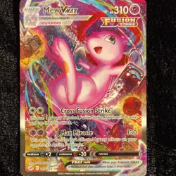 Mew VMAX Alternate Art Secret Rare 269/264 Fusion Strike Holo 310 HP Pokemon TCG - Image 1