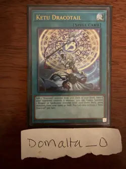 Yugioh Ketu Dracotail OP29-EN003 Ultimate Rare NM/VLP - Image 1