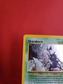 Pokemon Karte/card - Skaraborn Heracross 6/111 - Holo Neo GENESIS - Very Good+ - Image 2