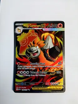 Pokemon Mega Camerupt EX Card 156/132 Mega Evolution🔥 Full Art N/M Or Better🔥 - Image 1