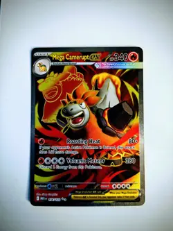 Pokemon Mega Camerupt EX Card 156/132 Mega Evolution🔥 Full Art N/M Or Better🔥 - Image 2