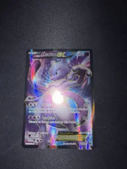 Pokemon Mewtwo-EX Ultra Rare Full Art Holo EX 98/99 Next Destinies Card - Image 1