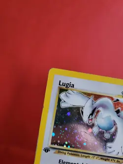 Pokemon Karte/card - Lugia 9/111 Neo Genesis Holo 1. Edition SWIRL - Good - Image 2