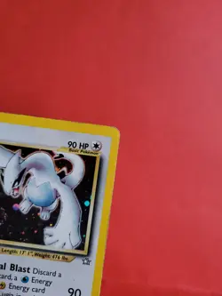 Pokemon Karte/card - Lugia 9/111 Neo Genesis Holo 1. Edition SWIRL - Good - Image 3