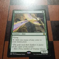 Mtg Birds of Paradise VLP/NM Conspiracy Take the Crown #176 Magic Card Rare - Image 2