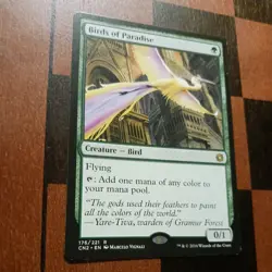 Mtg Birds of Paradise VLP/NM Conspiracy Take the Crown #176 Magic Card Rare - Image 3